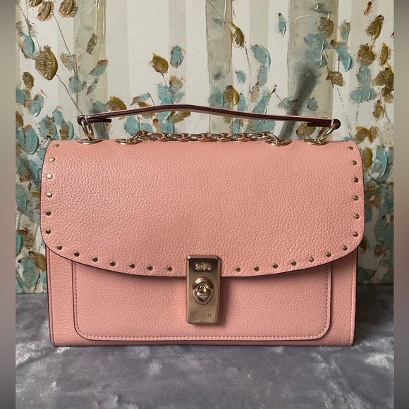 Coach Handbags - Coach lane Shoulder Bag With Rivets